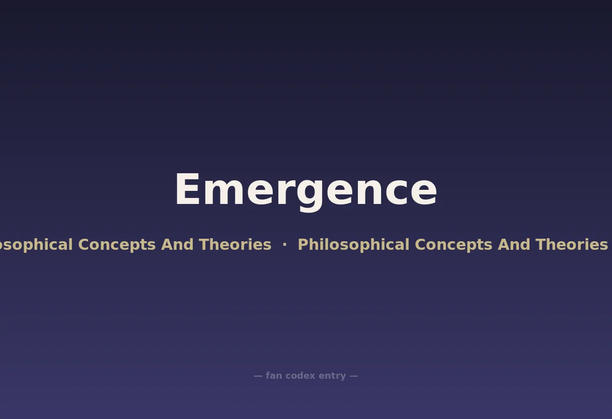 Emergence