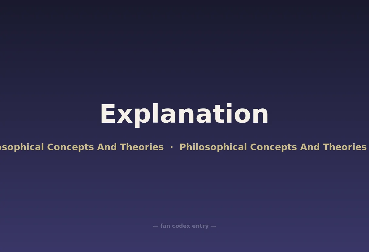 Explanation