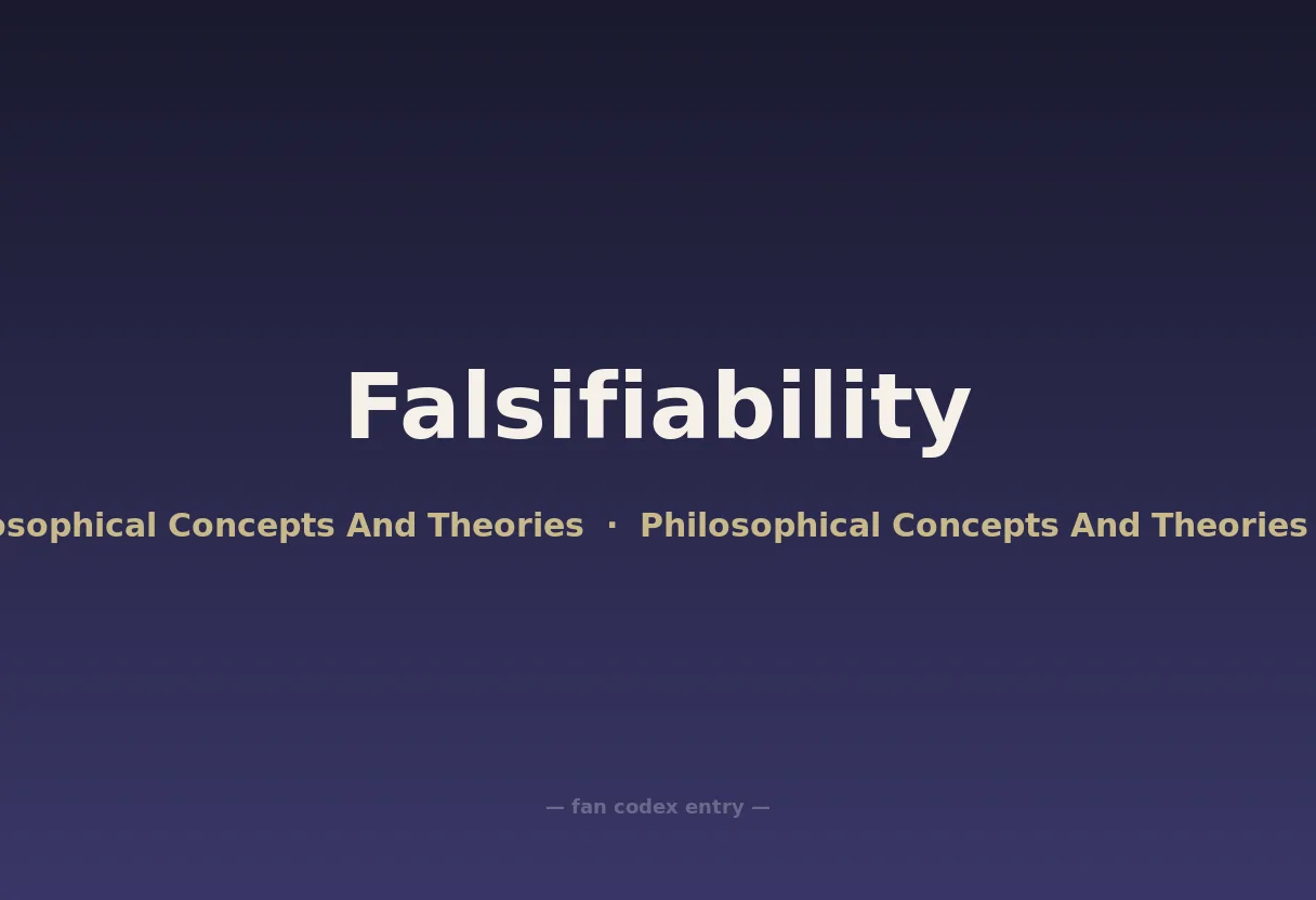 Falsifiability